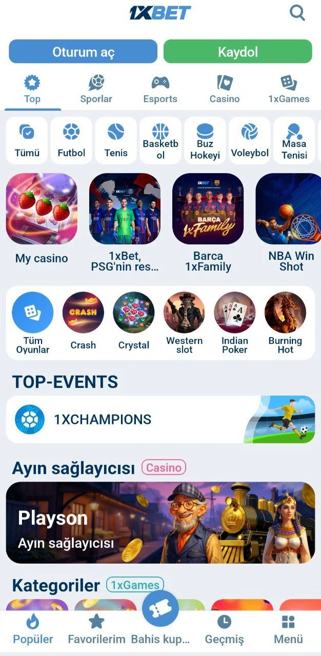 1xBet casino girişi