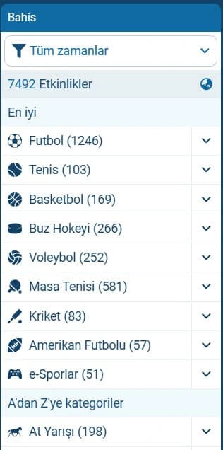 Sayfasında 1xbet Bahis Özellikleri