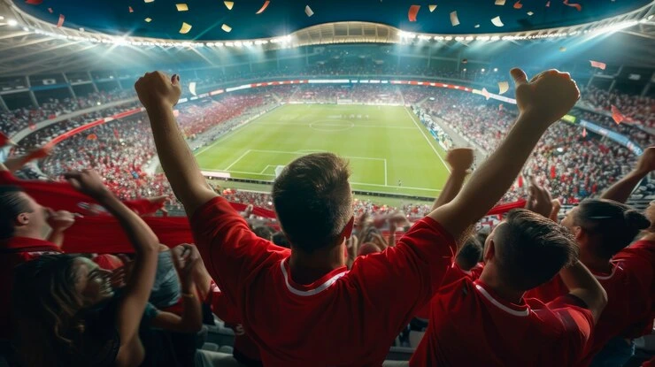 Stadyumda taraftar coşkusu ve Ingiltere Premier Lig online bahis